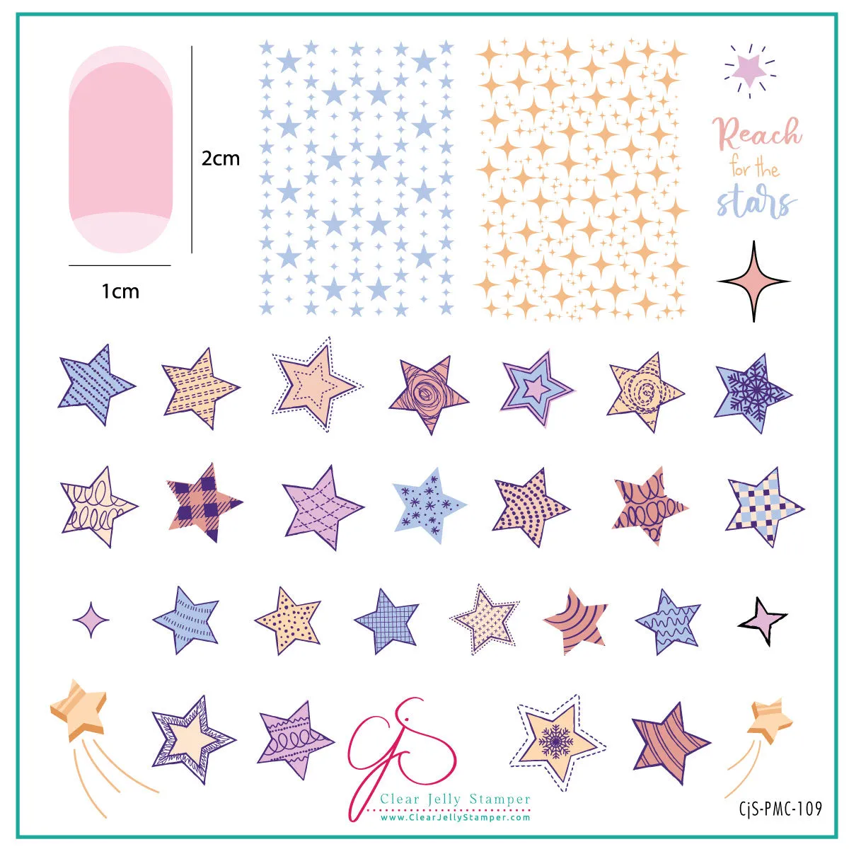 Clear Jelly Stamper Plate of the Month October 2024 stampingplade sæt 8x8