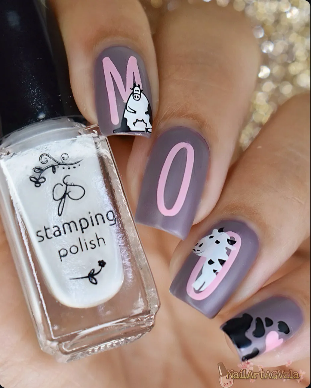 Clear Jelly Stamper CjS-355 Udderly Adorable ko stamping plade