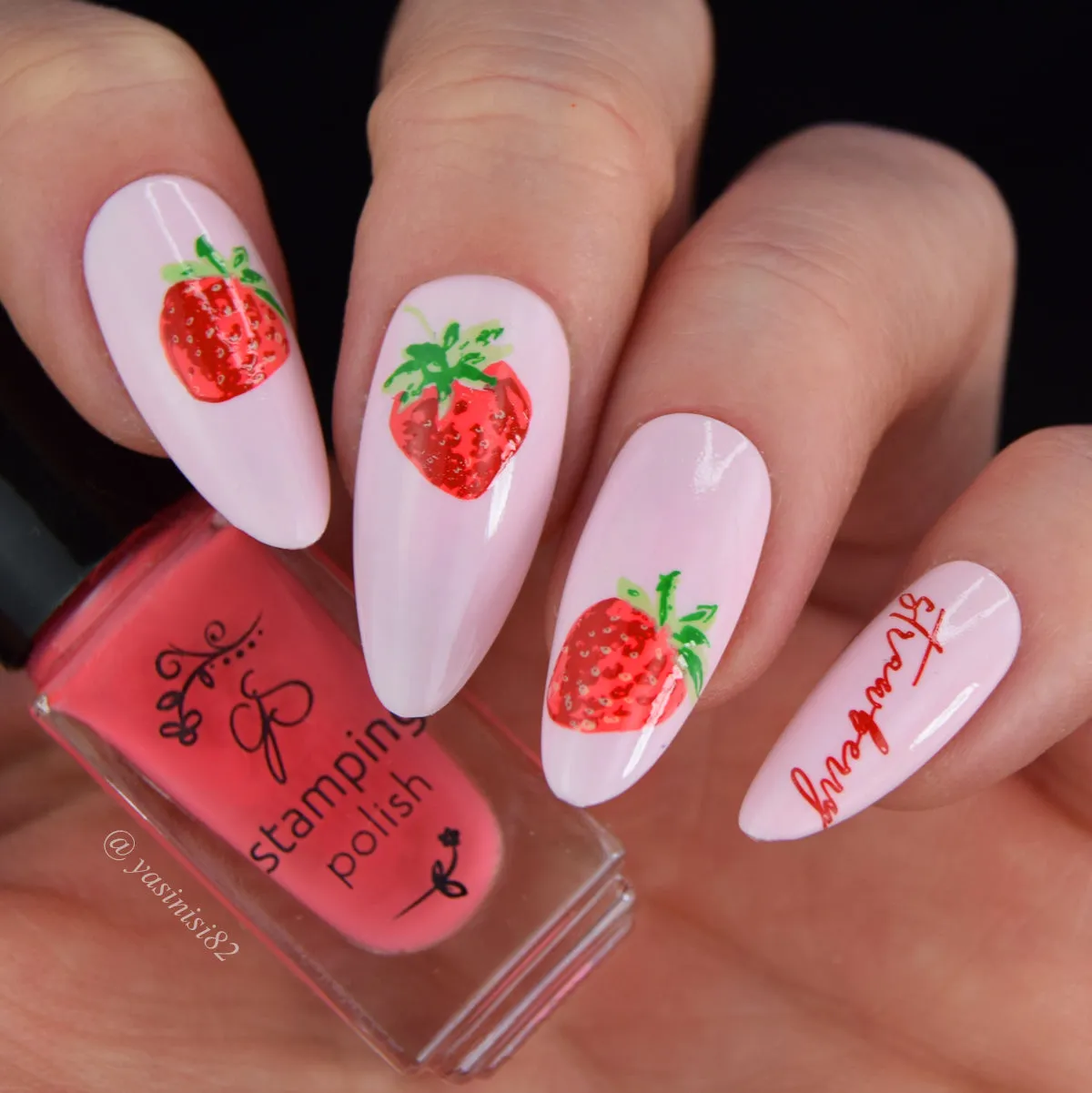 Clear Jelly Stamper Strawberry Sweetness CjS-351 stempelplade jordbær