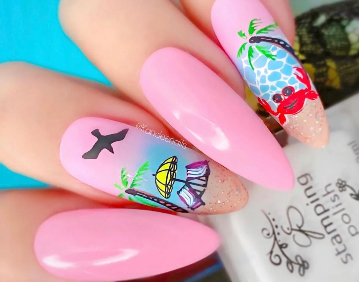 Clear Jelly Stamper Beach Day CjS-159 stempelplade strand
