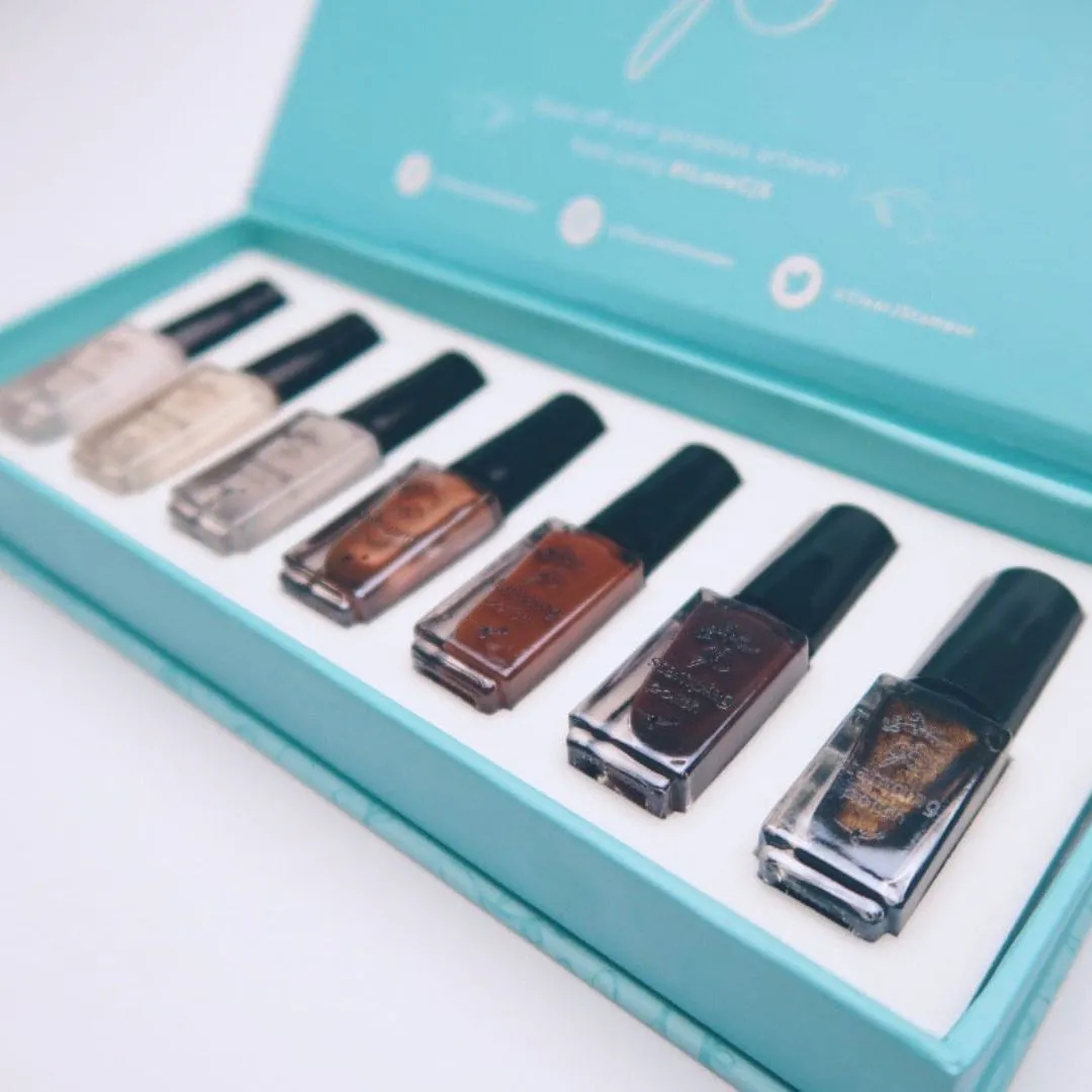 Moonflair Stamping Polish Kit Java Lak 7x5 ml