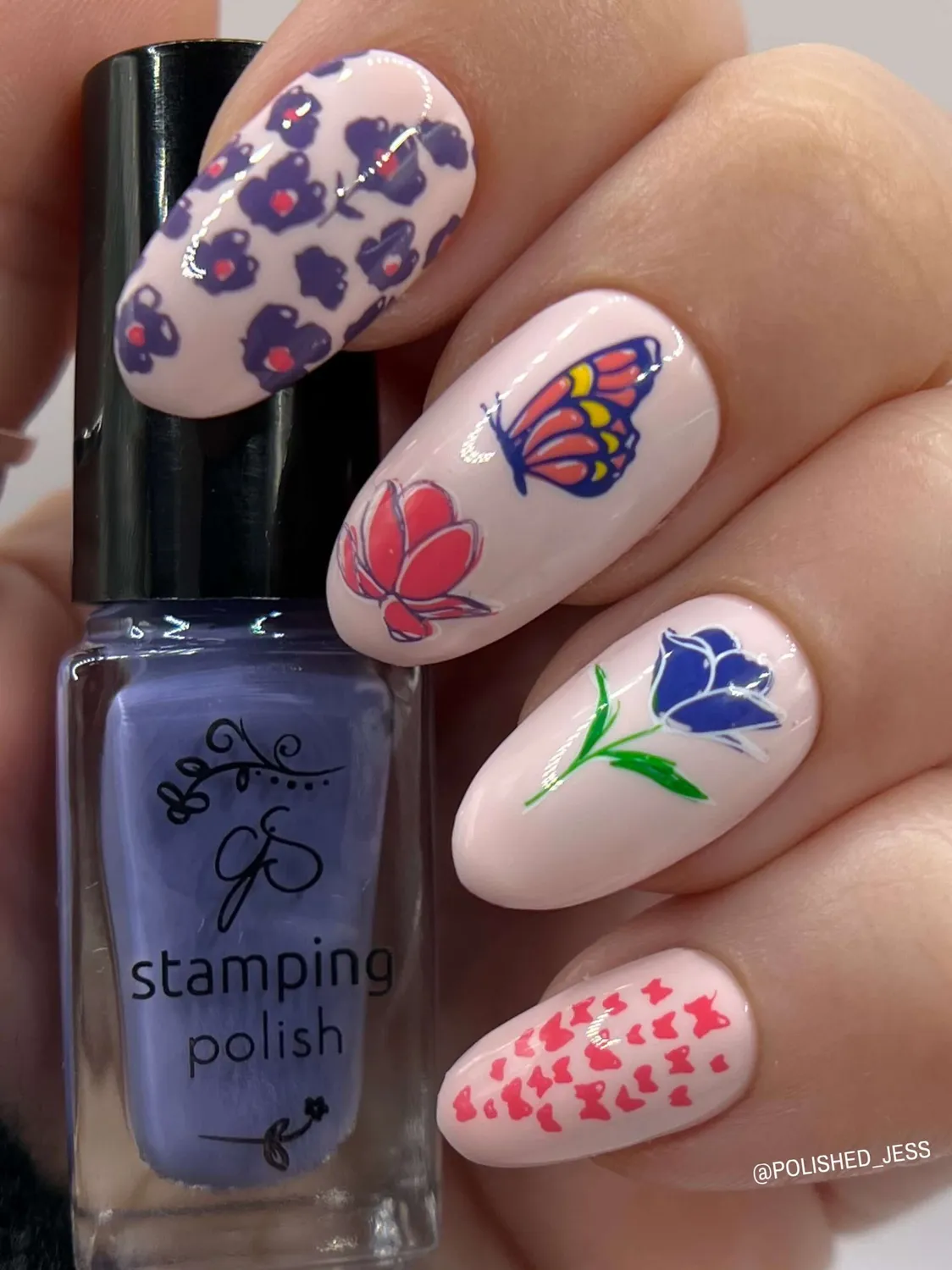 Clear Jelly Stamper Flutterby CjS-278 stempelplade sommerfugl
