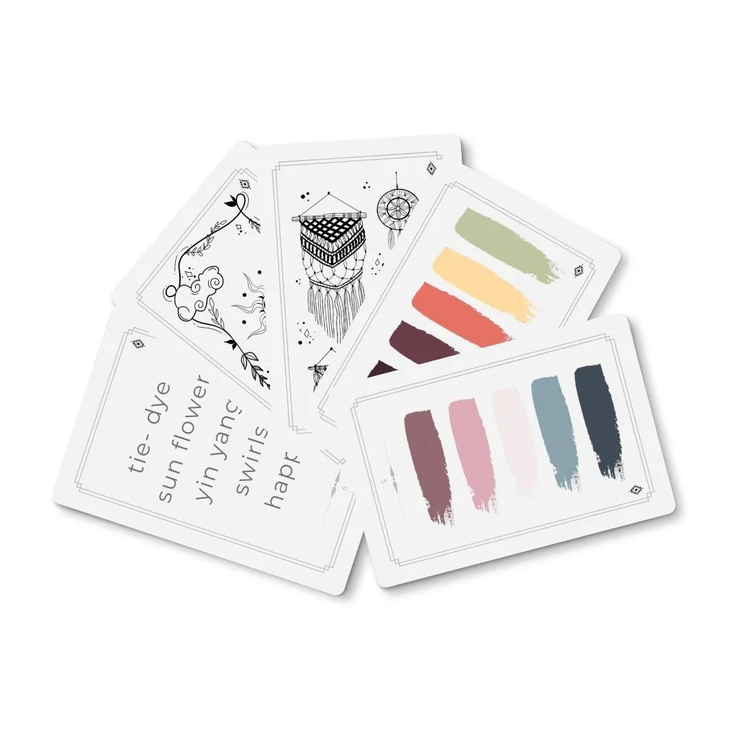 Moonflair Boho Vibes Nail Cards udvidelse 30 kort