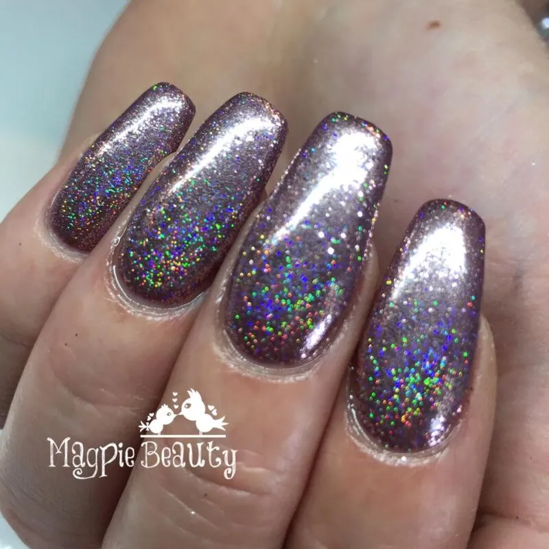 Indigo Nails Beautystones Wendy glitter til negle blå