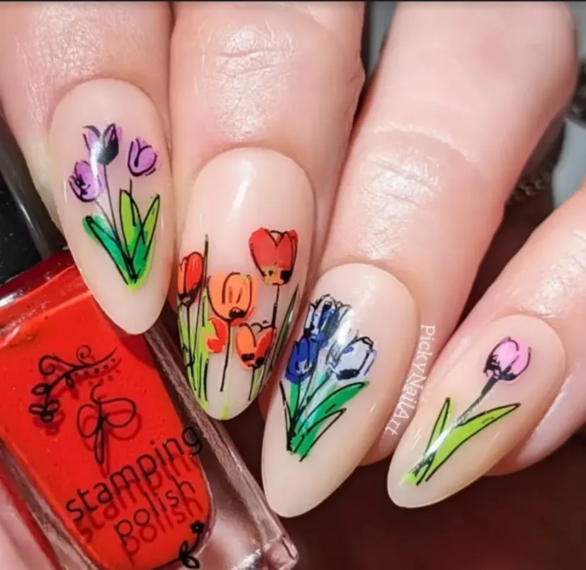Clear Jelly Stamper Simple Pure Flowers CjS-344 stamping plade