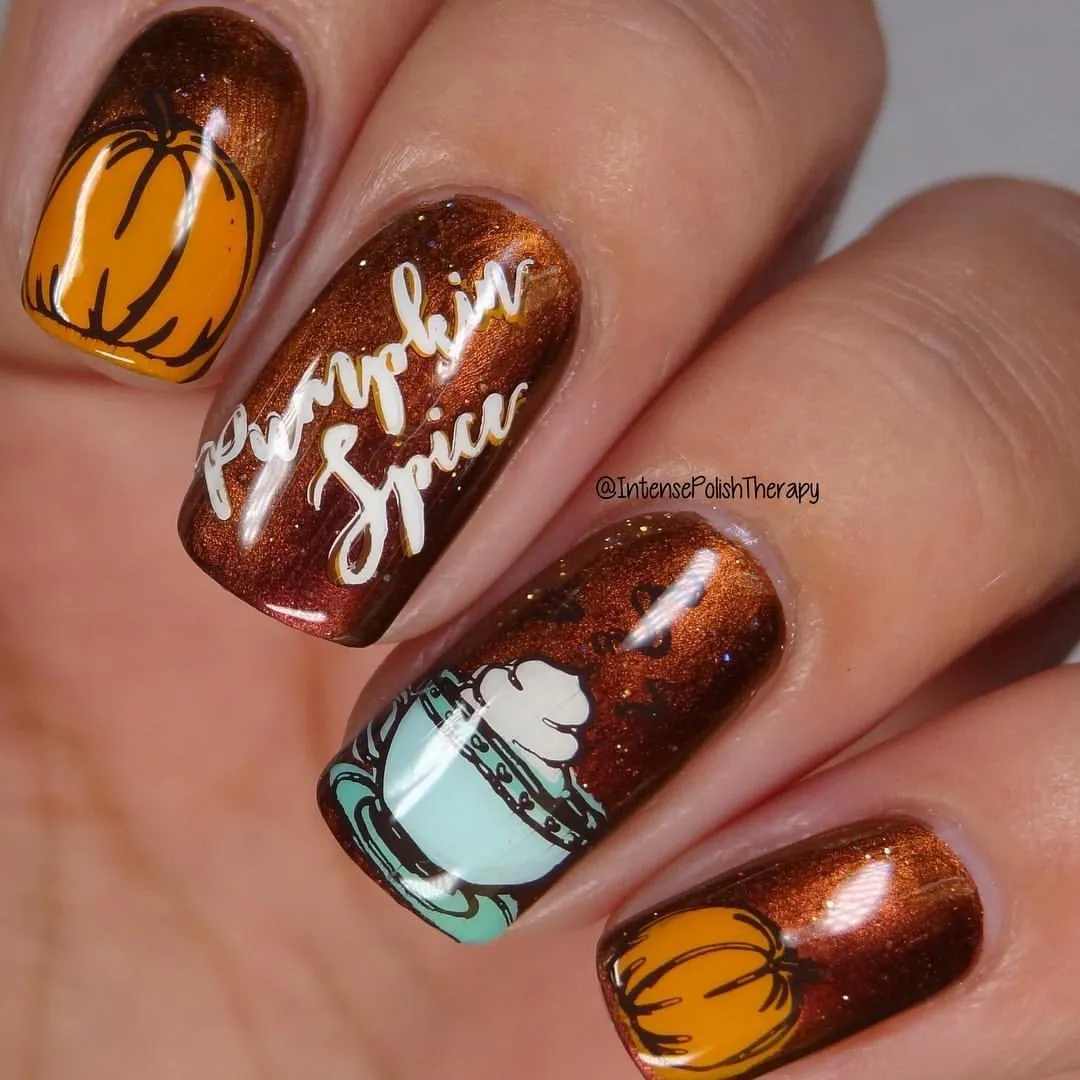 Clear Jelly Stamper LC-25 Pumpkin Spice stampingplade efterår