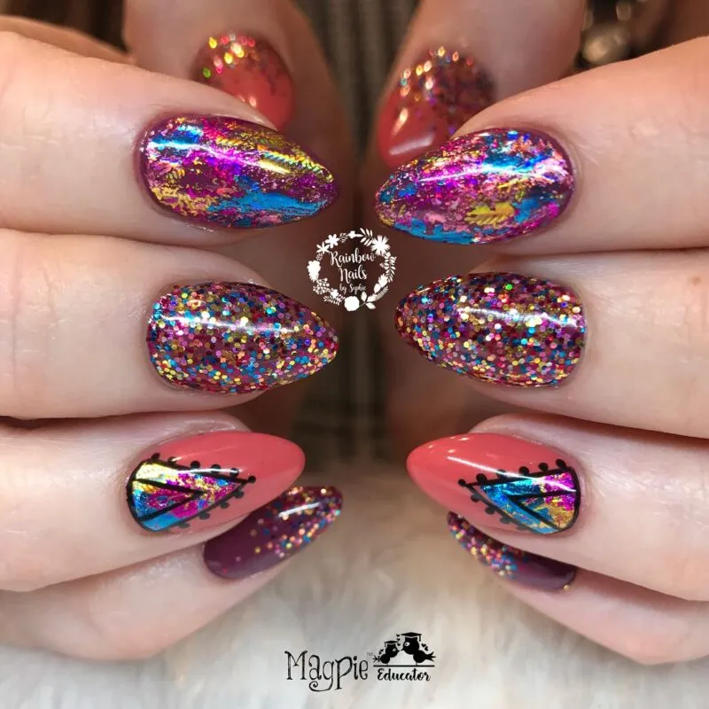 Indigo Nails Sophie Glitter negleglitter fin glans