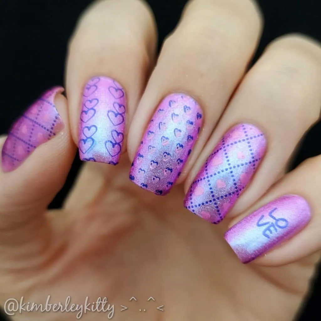 Clear Jelly Stamper Wallpaper Love CjSV-21 stamping hjerteplade