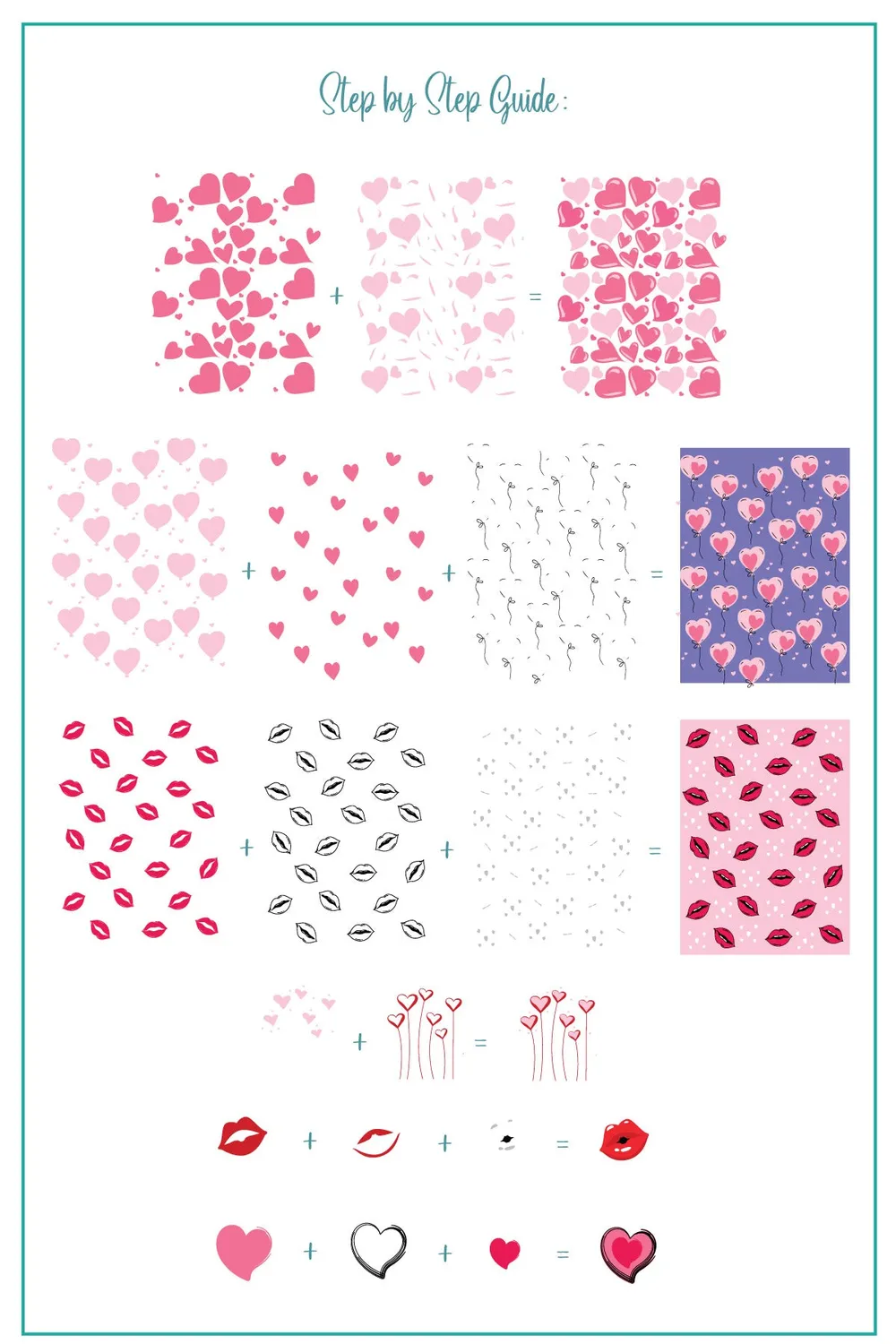 Clear Jelly Stamper Lovestruck CjSV-54 stampingplade hjerter