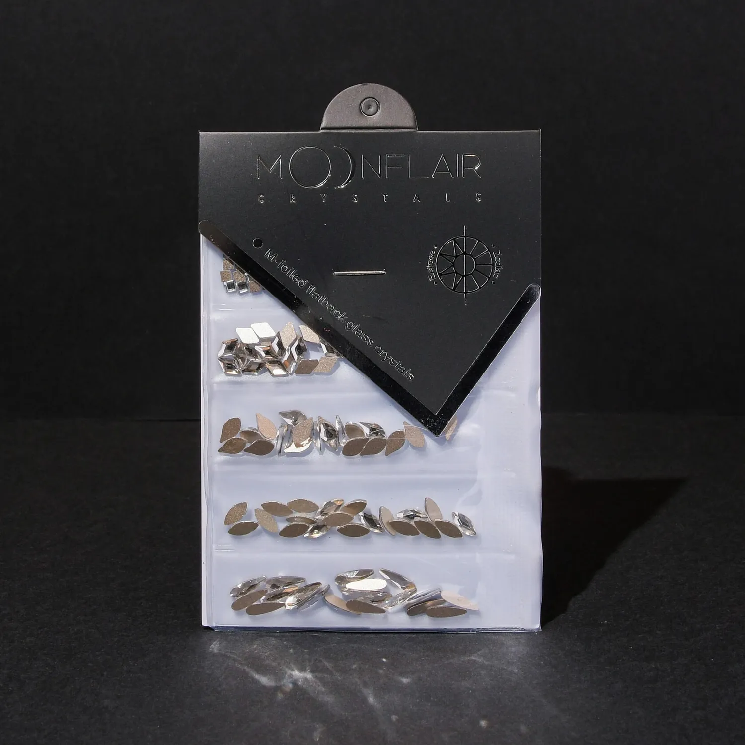 Moonflair The Essential Shapes neglekrystaller crystal 120 stk