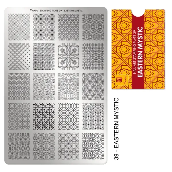 Moyra Stamping Plate 39 Eastern Mystic stempelplade