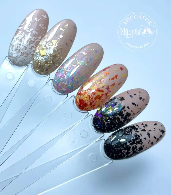 Indigo Nails Sparrow negleglitter mørk glimmer