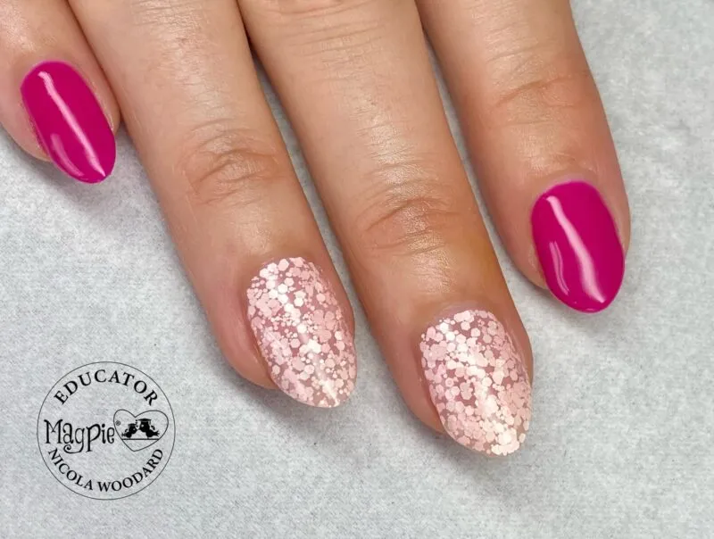 Indigo Nails Beautystones Rosalyn glitter til negle