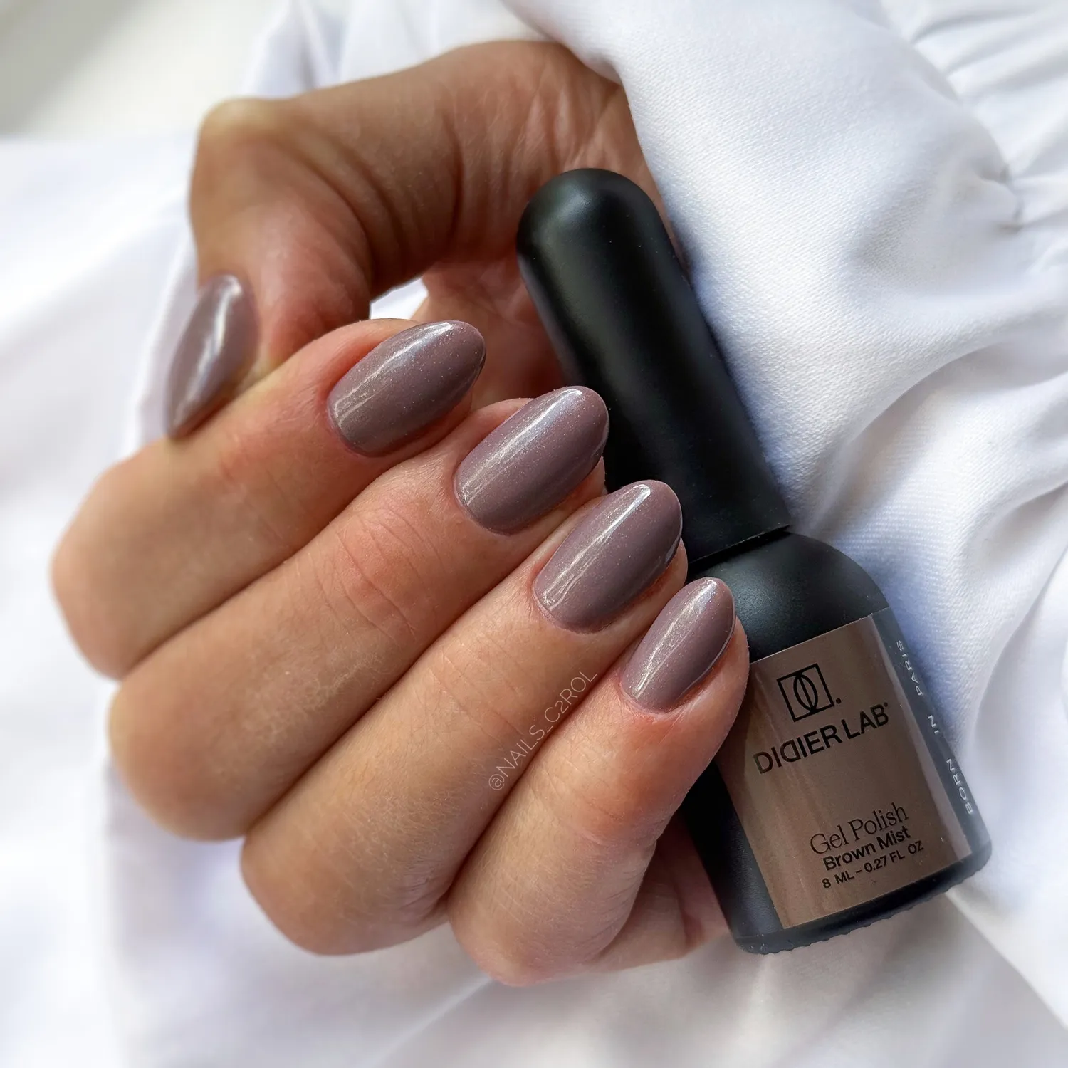 Didier Lab Studios Didier Brown Mist gellak brun glimmer