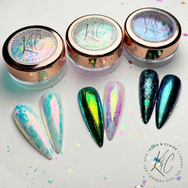 Clear Jelly Stamper KoKo & Claire Fairy Flakes neglepynt