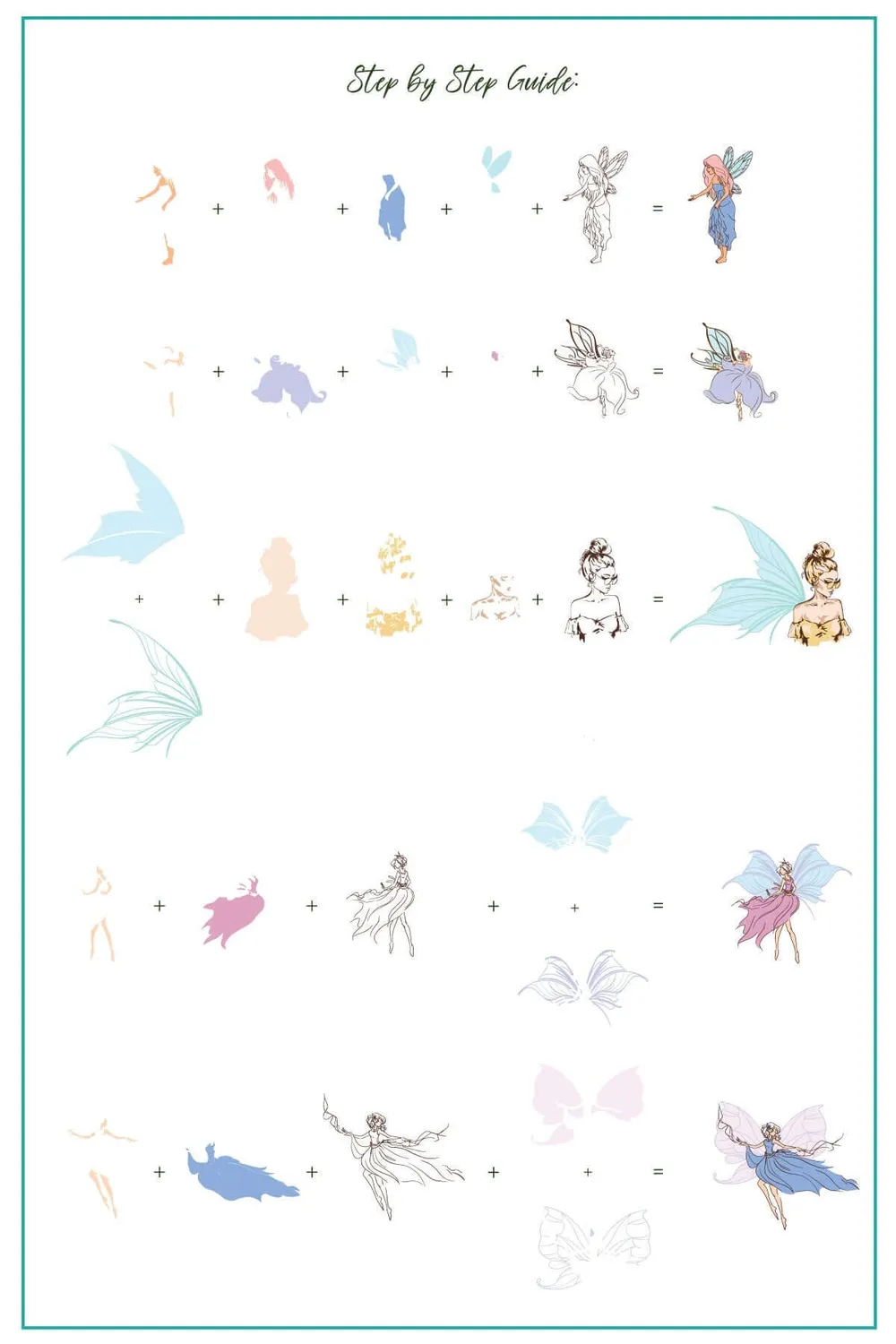 Clear Jelly Stamper CjS-295 Land of Fairies stempelplade