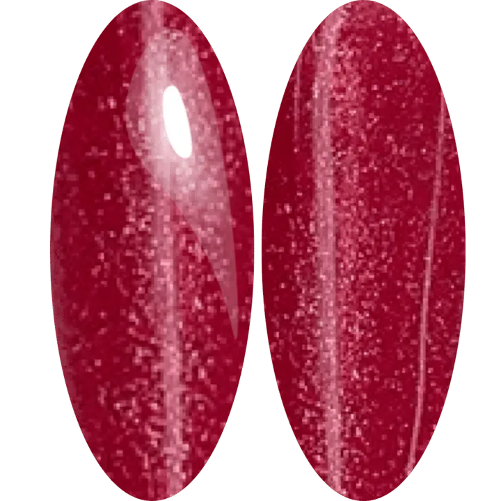 Mline Beauty 074 Raspberry Candy gel polish 15 ml rosenrød
