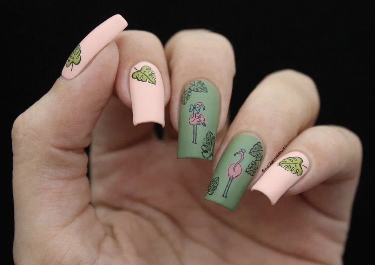 Clear Jelly Stamper CjS-93 Lil Flamingo stampingplade