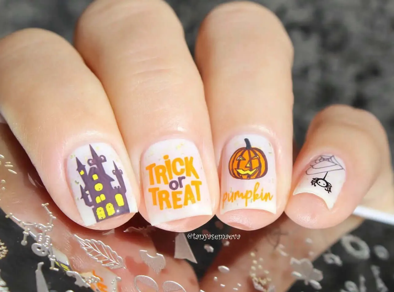 Clear Jelly Stamper CjS XL-FOUR stampingplade halloween