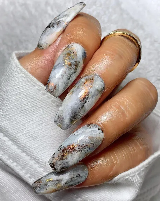 Indigo Nails Black Inkie nailart blæk sort