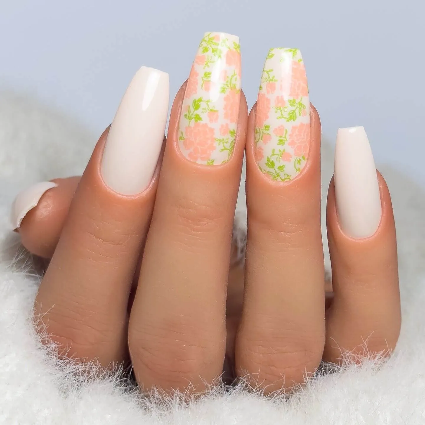 Clear Jelly Stamper CjS-361 Floral Mosaic stampingplade