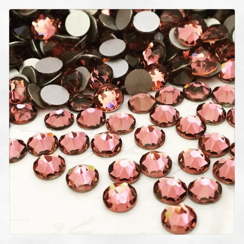 Beautystones Crystals Bush Rose neglesten flat back
