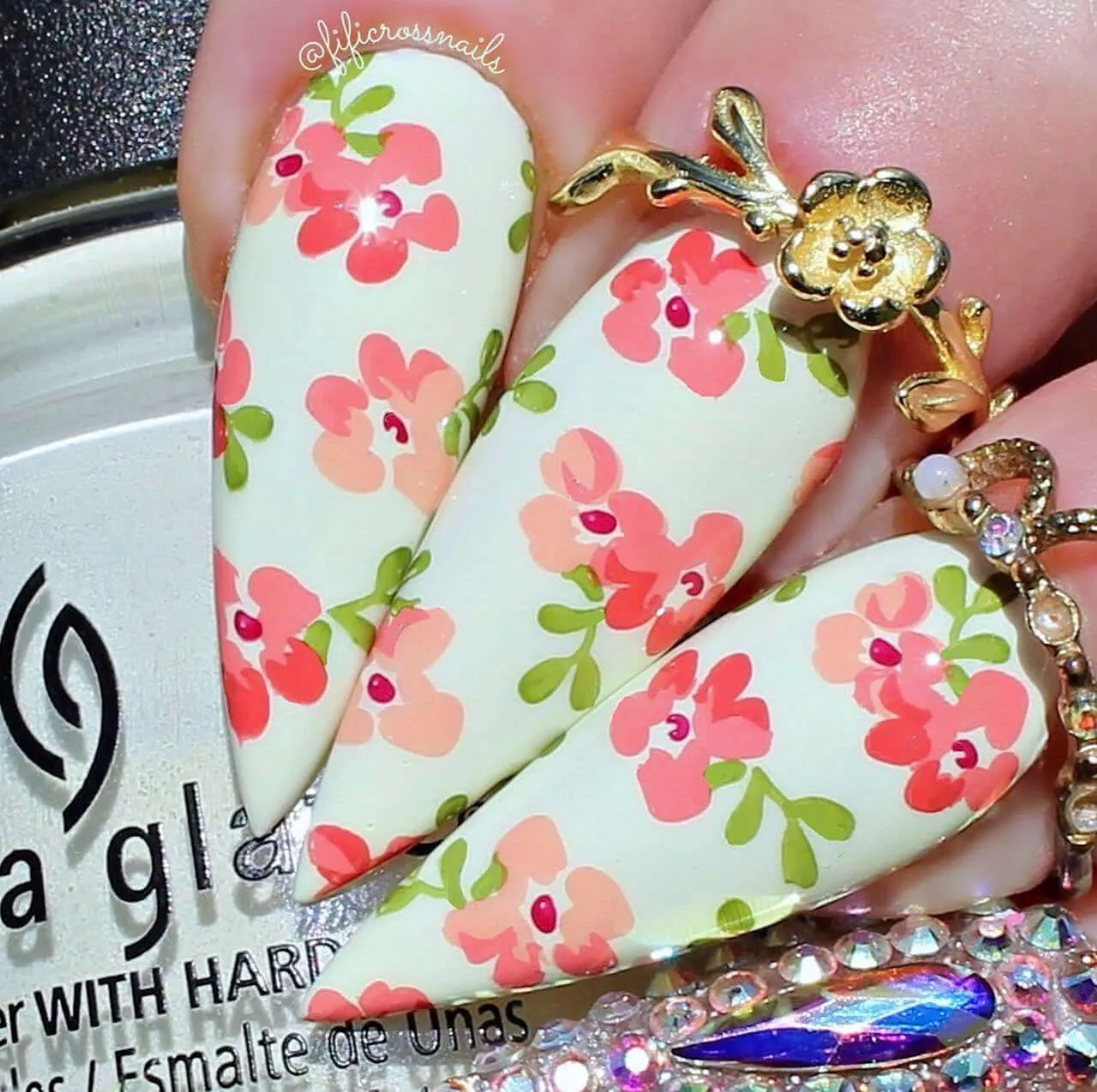 Clear Jelly Stamper Floral Blossom CjS-279 stampingplade 8x8 blomster