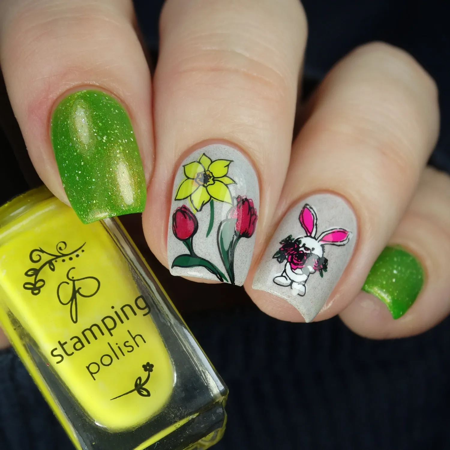 Clear Jelly Stamper Cartoony Easter CjSH-52 stampingplade påske