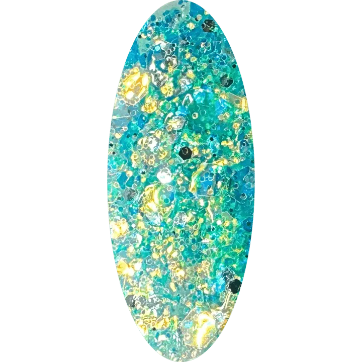 Mline 01 Champs Élysées glittergel 15 ml grøn