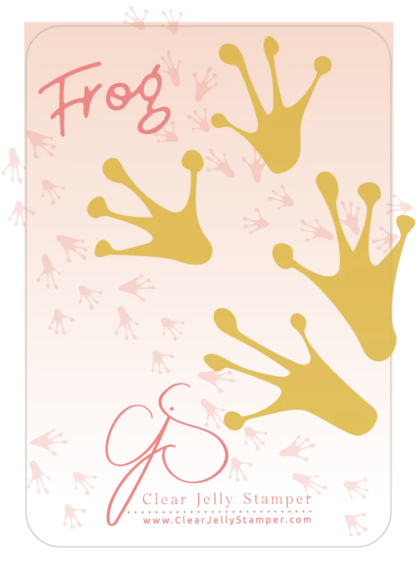 Clear Jelly Stamper Paw-Sibilities skraber XL Woof Cat Frog