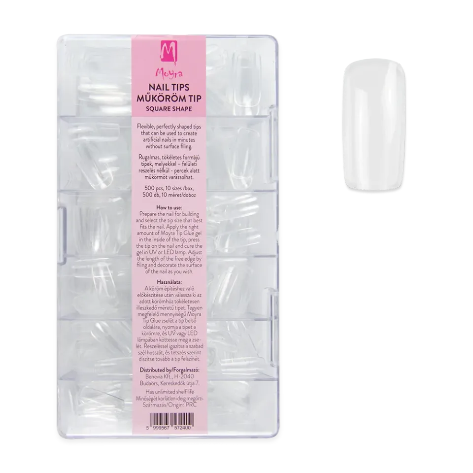 Moyra negletipper Square full cover 500 stk
