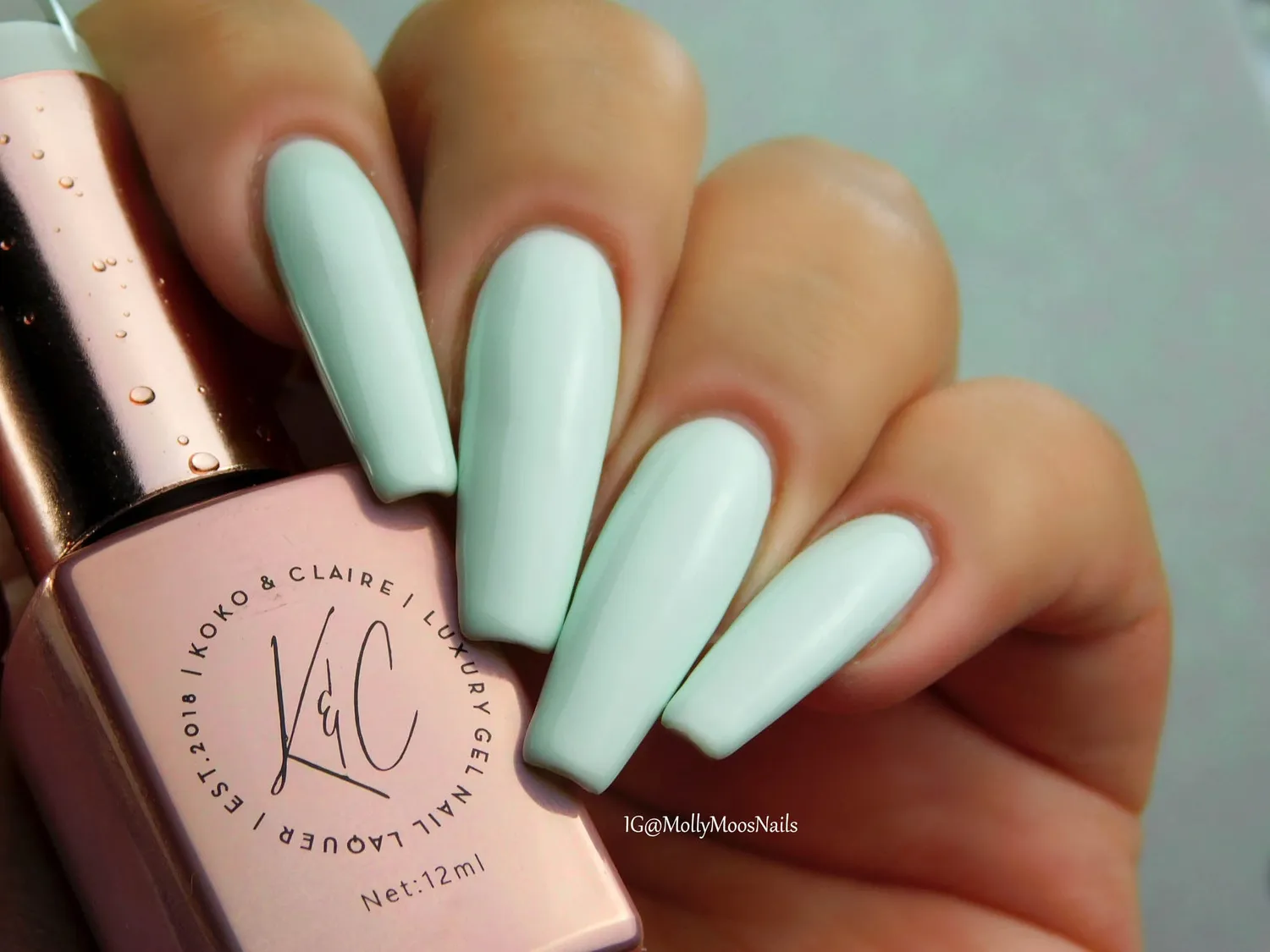 KoKo & Claire 0142 Flip Flops gellak mint creme 12 ml