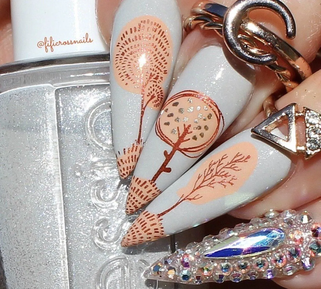 Clear Jelly Stamper CjS-137 Whimsical Fall stampingplade