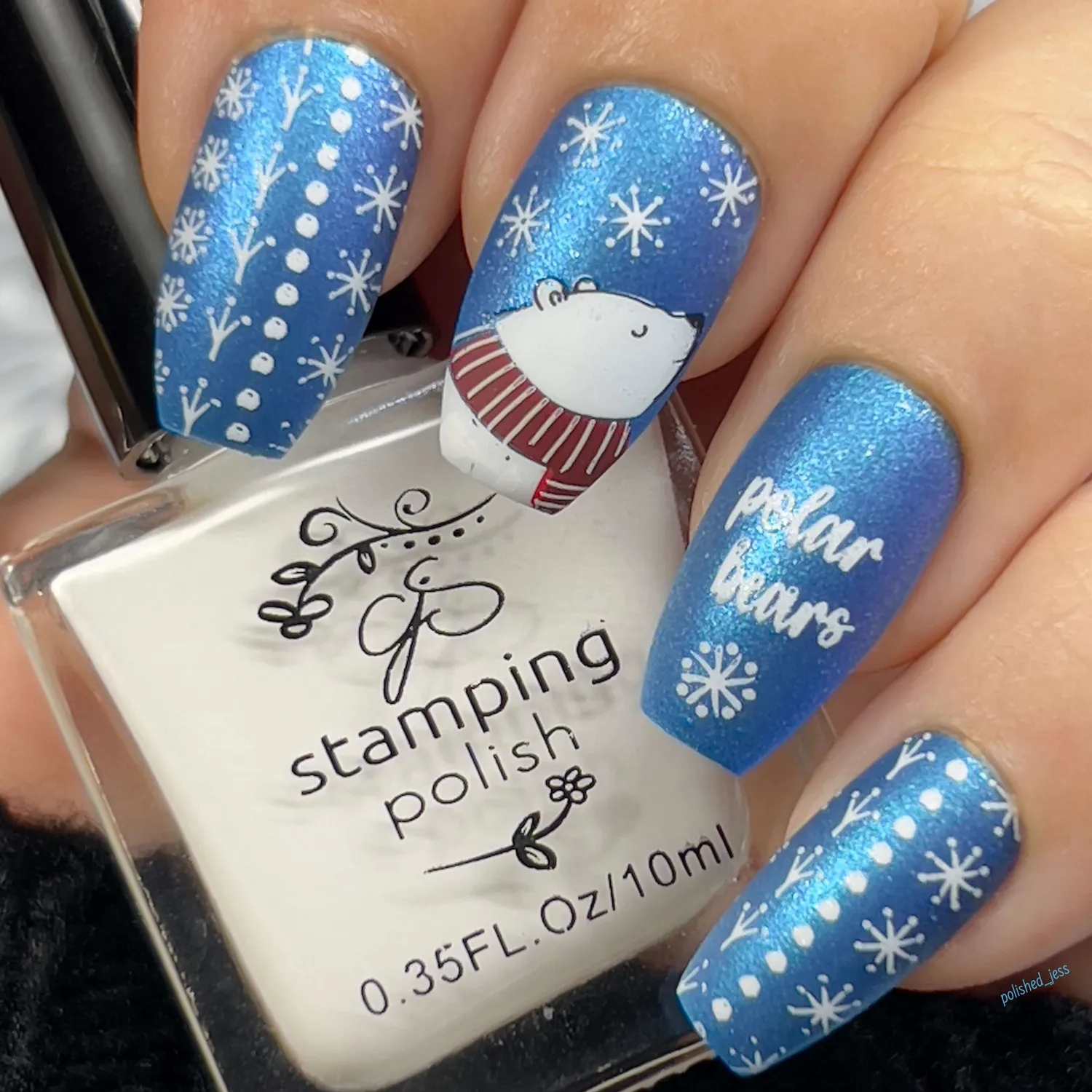 Clear Jelly Stamper CjS-330 Ice Cap Adventures stampingplade vinter