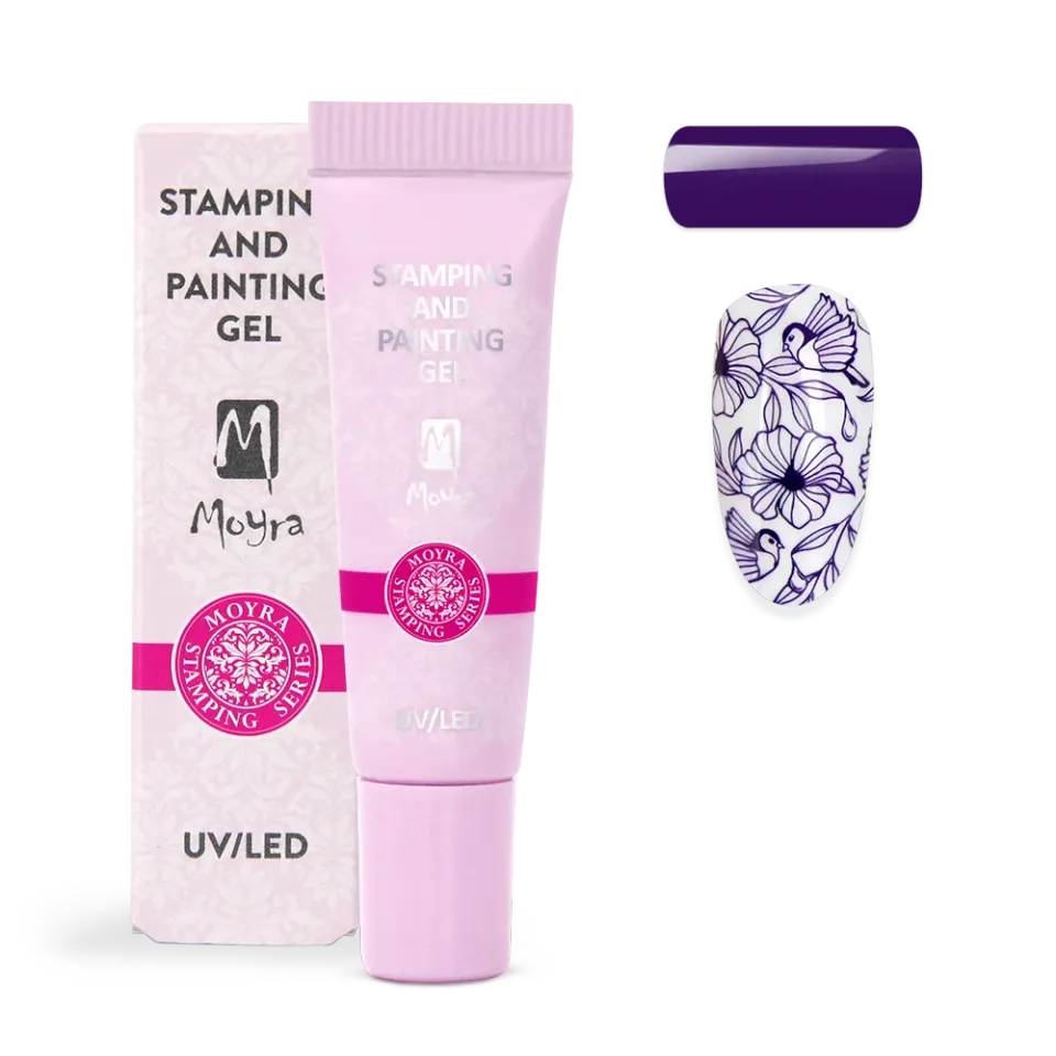 Moyra Stamping Painting Gel No. 05 stamping gel lilla 7 g