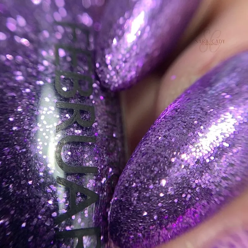 Indigo Nails Beautystones February glitter til negle rosa