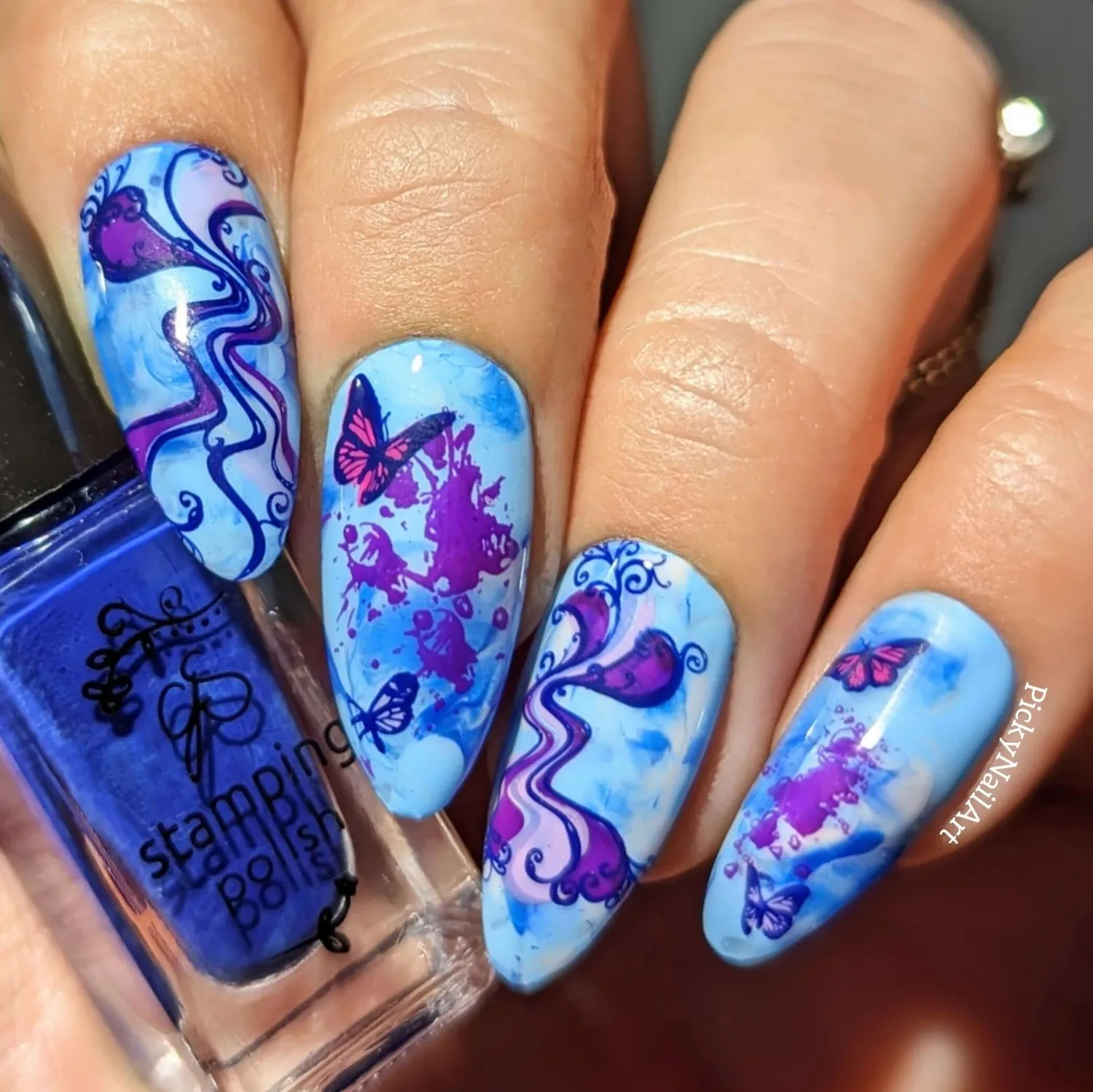 Clear Jelly Stamper Fantasia CjS-316 stamping plade