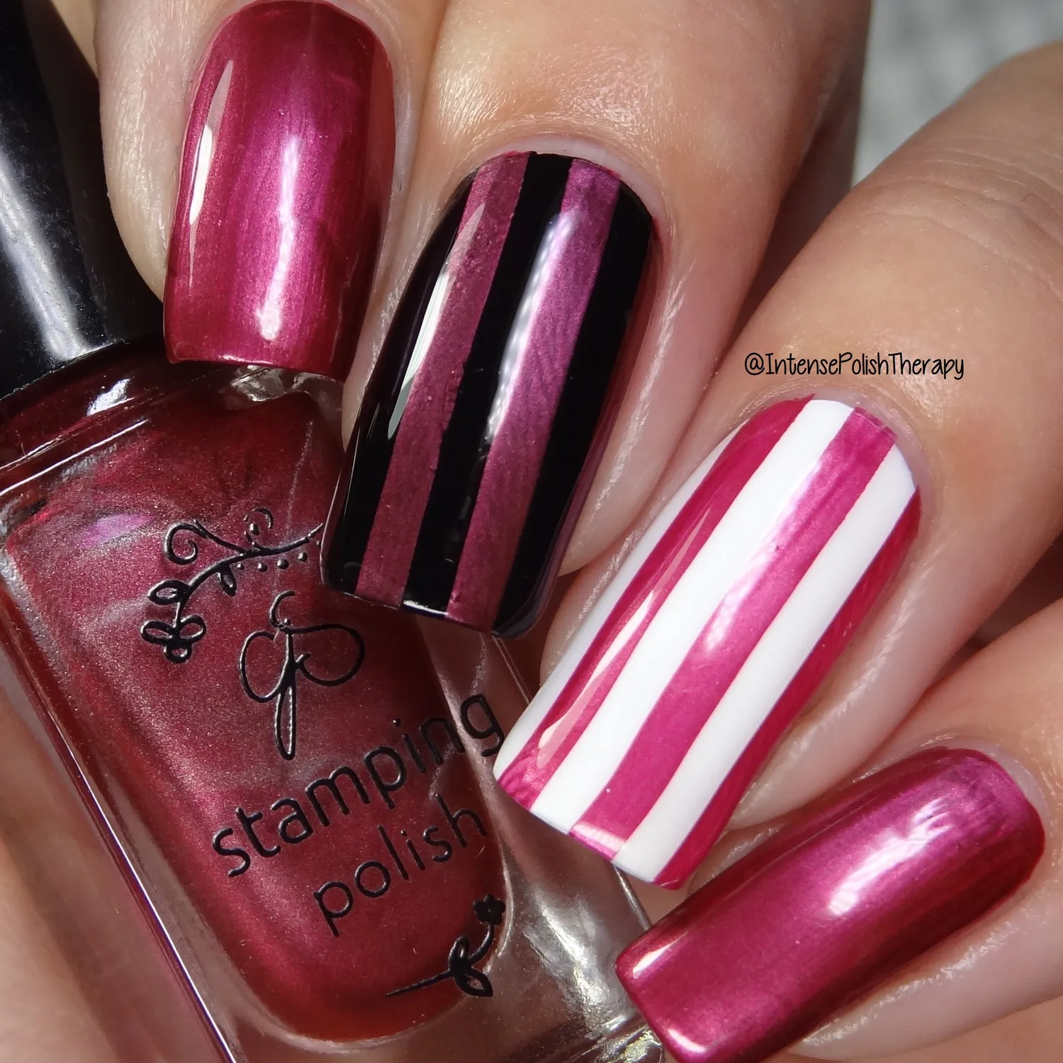 Clear Jelly Stamper 55 Pomegranate Pop stampinglak pink 5 ml shimmer