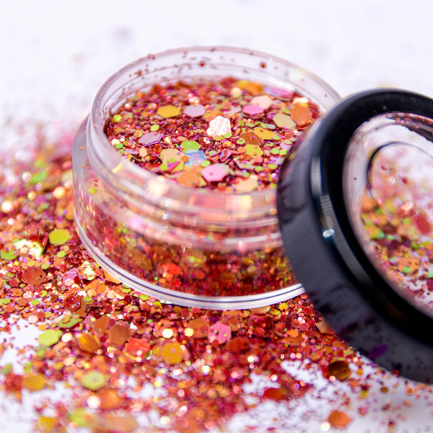 Moonflair Chameleon Glitter Phoenix løsglitter 4-6 g farveskift
