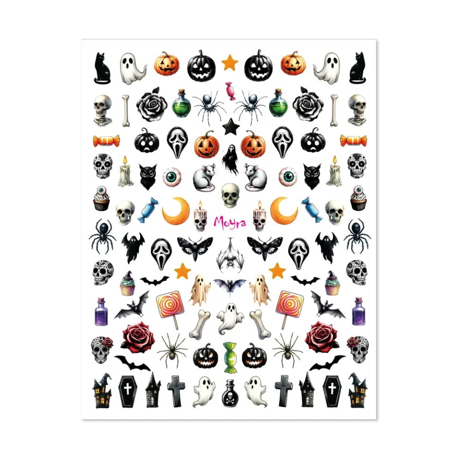 Moyra Nail Stickers No. 32 negleklistermærker halloween