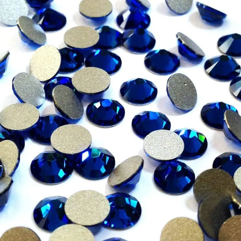 Beautystones Crystals Capri Blue neglekrystaller blå glans