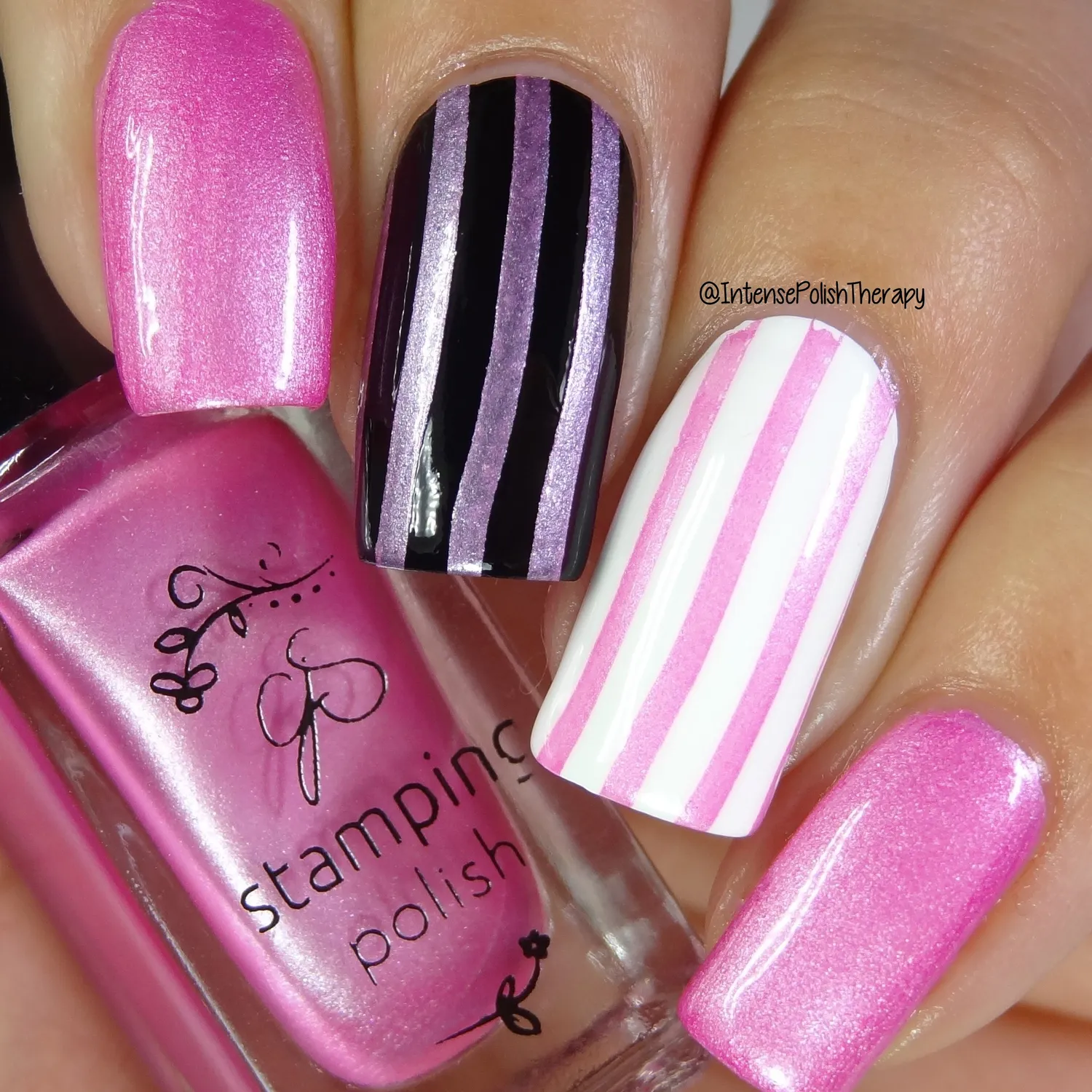 Clear Jelly Stamper 29 Chloe stamping lak metallic pink 5 ml
