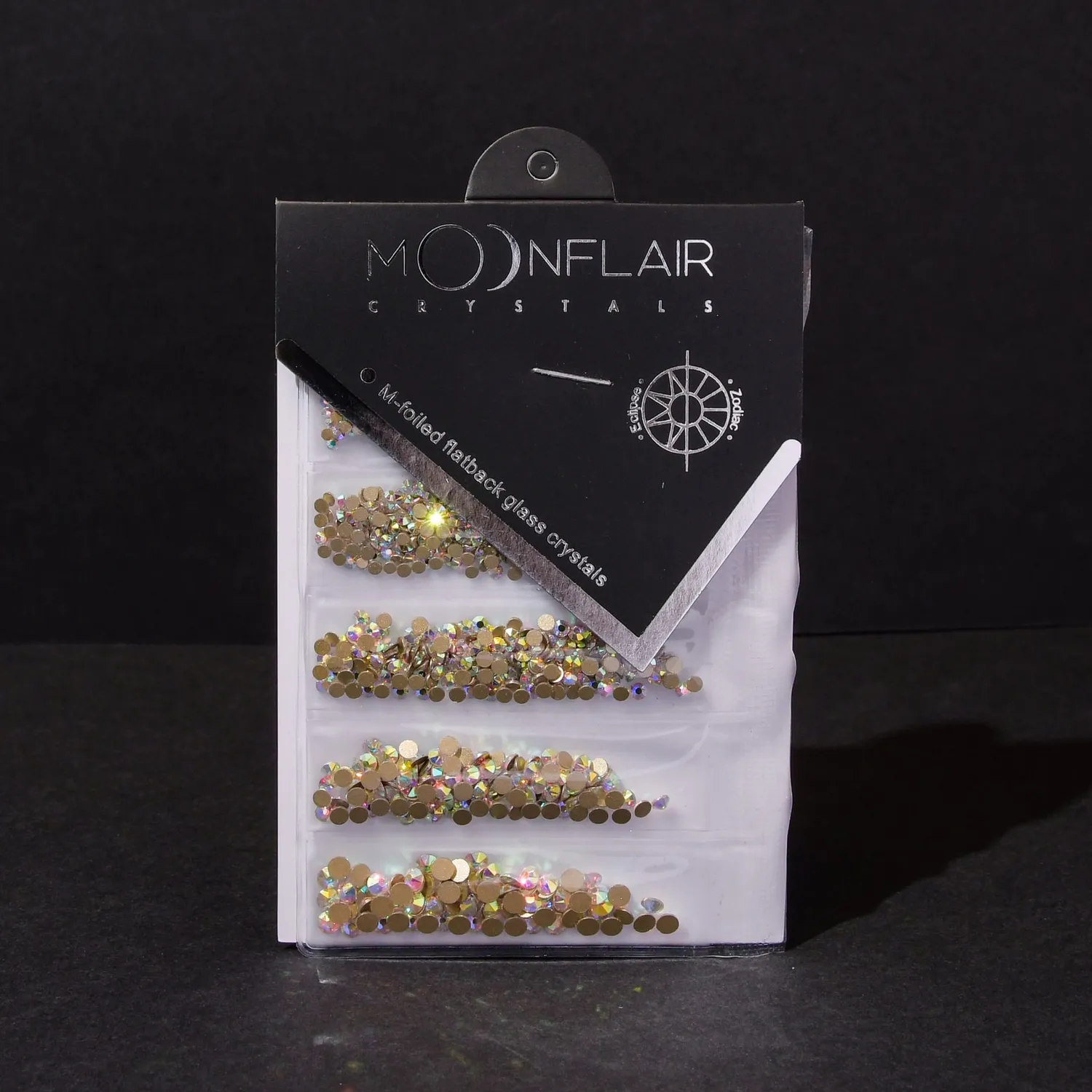 Moonflair Crystal AB neglekrystaller 1440 stk multi
