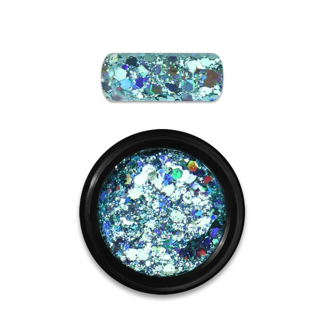 Moyra Holo Glitter Mix No. 04 Turquoise negleglitter 3 g