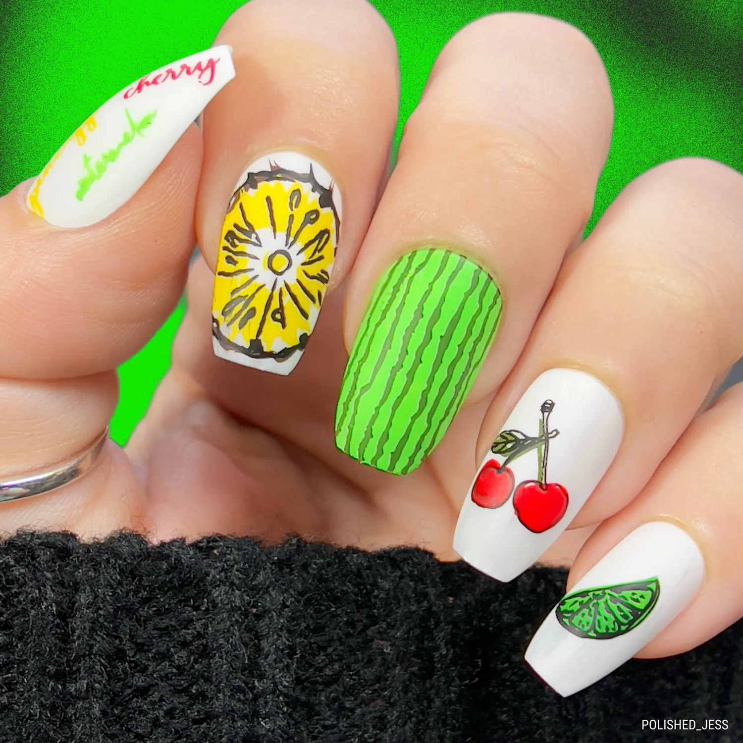 Clear Jelly Stamper CjS-211 Tropical Sensation stamping plade frugt