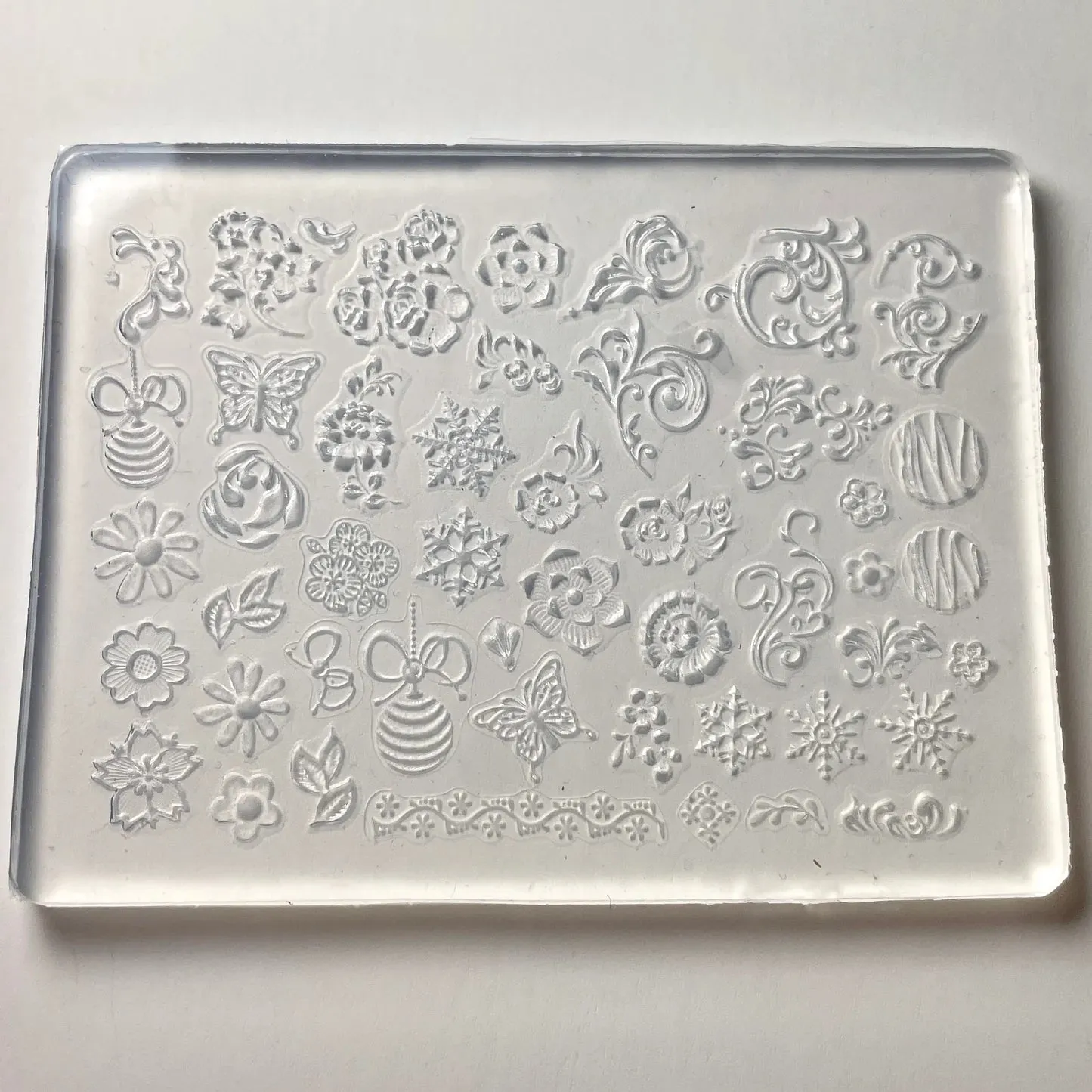 Clear Jelly Stamper KoKo Claire 3D gelform holiday snefnug