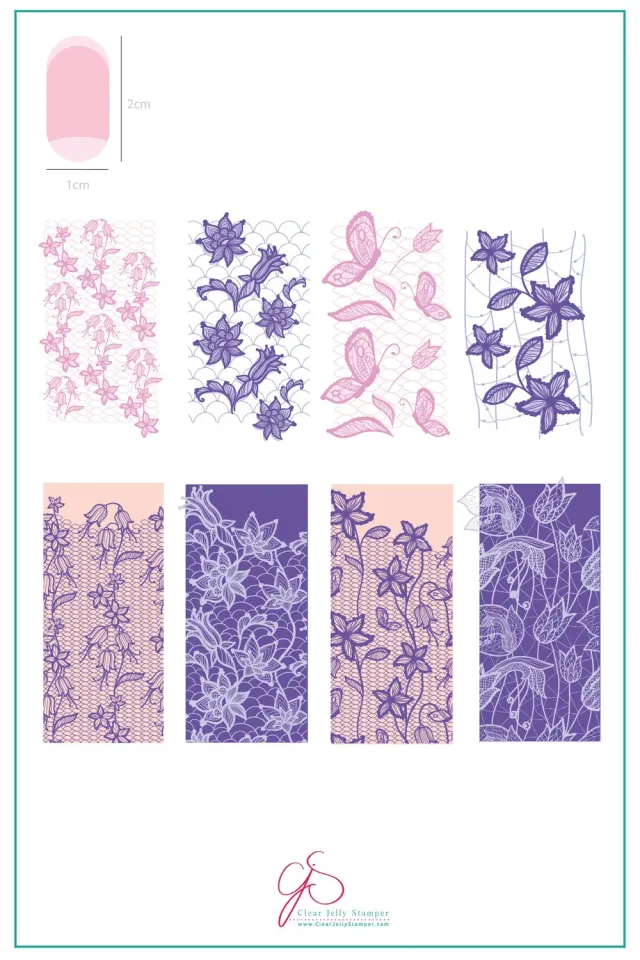 Clear Jelly Stamper CjS-51 Feeling Lacy stampingplade blonde