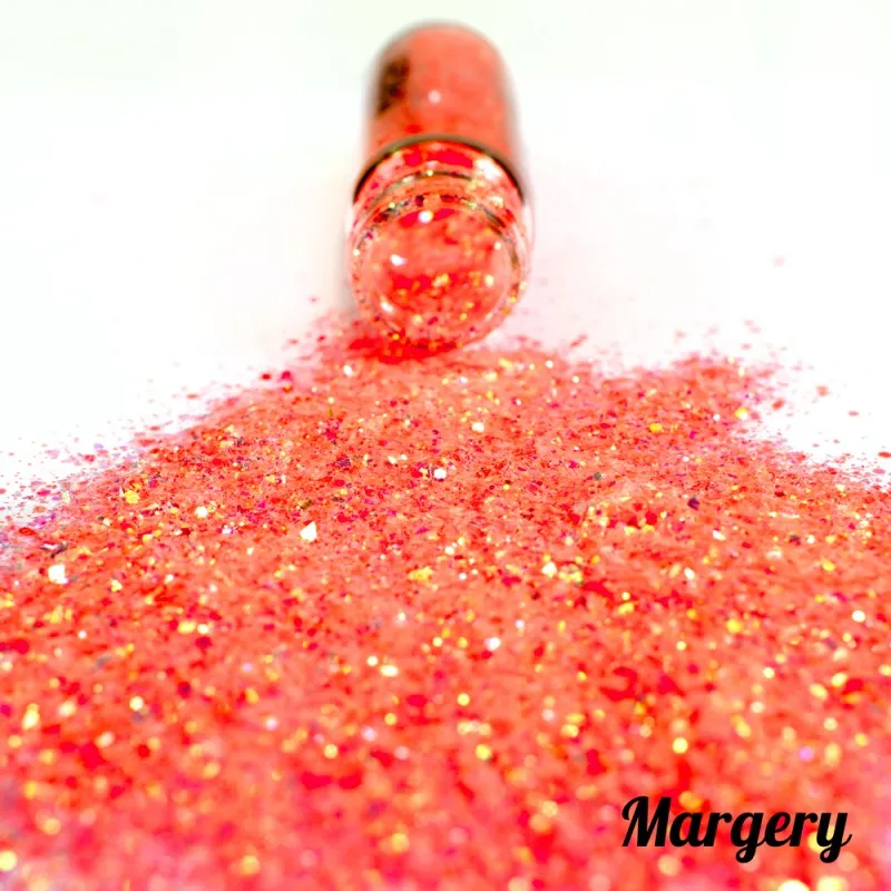 Indigo Nails Margery glitter til negle rosa