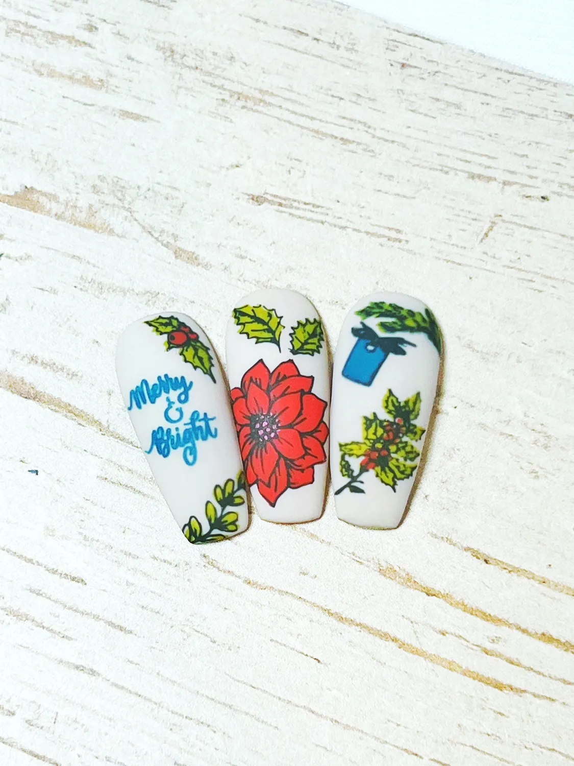 Clear Jelly Stamper Gifts & Greens C-65 stamping plade jul