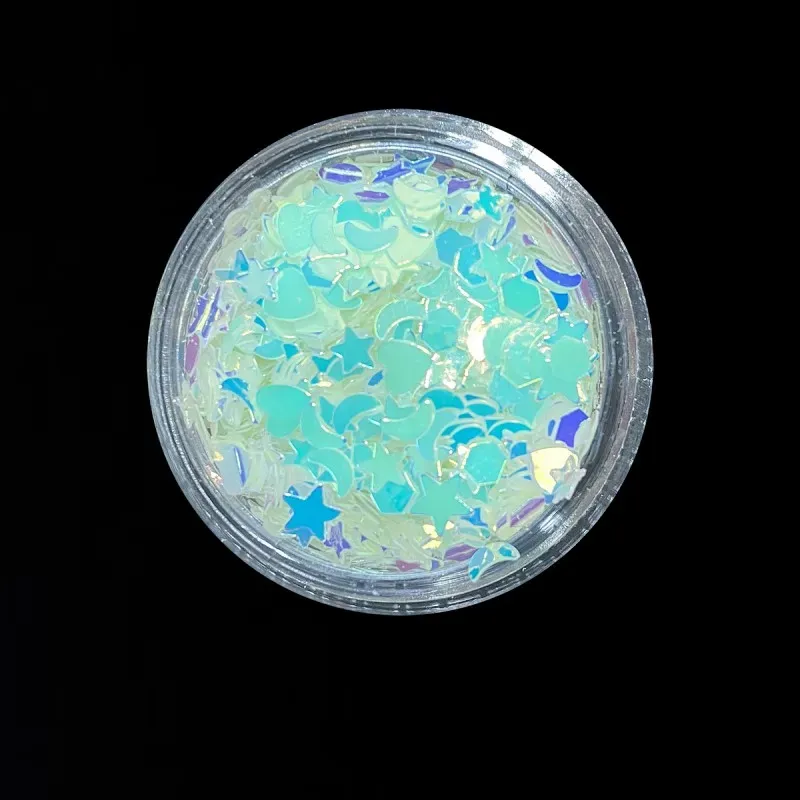 Indigo Nails Beautystones Glow In The Dark neglesten selvlysende